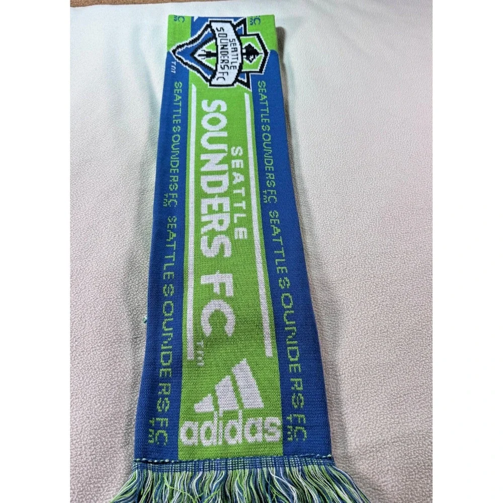 Seattle Sounders FC Scarf MLS Soccer Adidas NWT